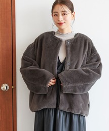 LAKOLE | ノーカラーファーブルゾン / 135667(ブルゾン)