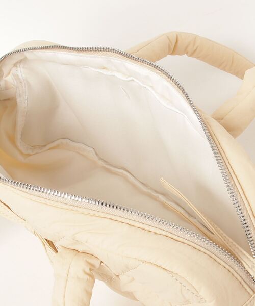 WEGO（ウィゴー）の「WEGO/パフリボンハンドバッグ（ハンドバッグ・レディース・グリーン/アイボリー/ブラック・FREE）」の9枚目の写真