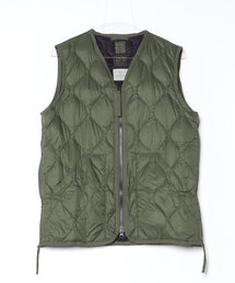 【TAION】タイオン MILITARY V NECK W-ZIP DOWN VEST TAION-001ALSZML-1