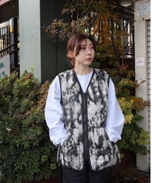 【TAION】タイオン MILITARY V NECK W-ZIP DOWN VEST TAION-001ALSZML-1