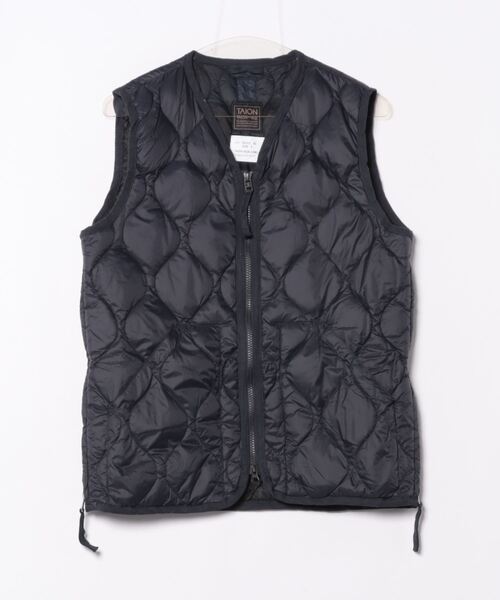 TAION（タイオン）の「【TAION】タイオン MILITARY V NECK W-ZIP DOWN VEST TAION-001ALSZML-1（ベスト・メンズ・ベージュ系その他/ネイビー/ブラック/ダークオリーブ/その他・SMALL/MEDIUM/LARGE/X-LARGE/XX-LARGE）」の8枚目の写真