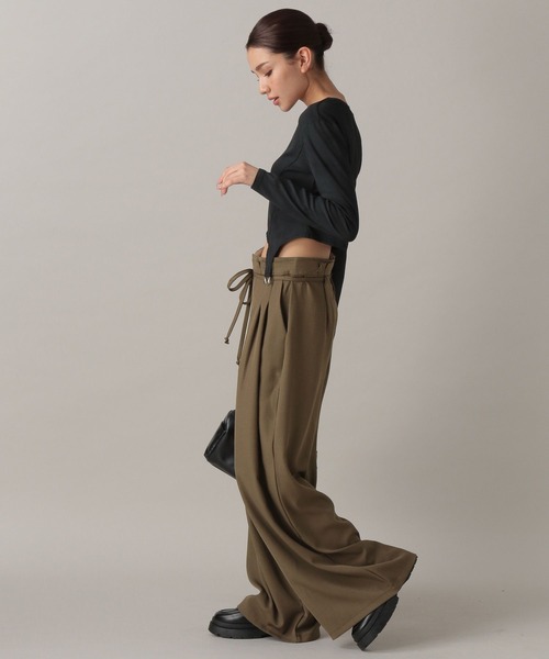 FOREVER 21（フォーエバー トゥエンティーワン）の「【2024FW】モヤ柄コンパクトカットソー（Tシャツ/カットソー・レディース・ナチュラル/ピンク/ブラック・FREE）」の10枚目の写真