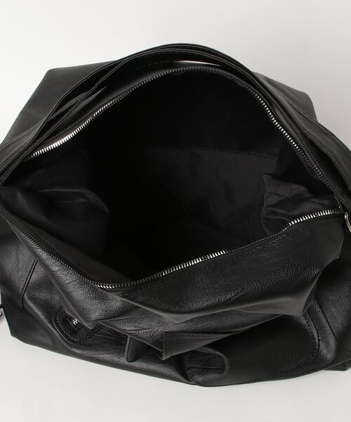 寄付対象品 LA-ROXX y2k バッグプリント ダブルライダース 2XL FREE STYLISTS ショルダーバッグ バッグ Y2K レトロ ダブル