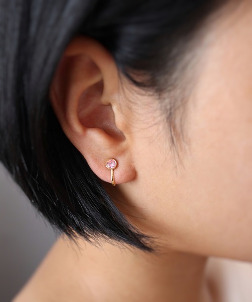 CERCA(チェルカ)の「KAM.accessory/ジルコニアイヤリング/サージカルステンレス316(イヤリング・レディース・C/D/E/F/A/H/B/G/I・FREE)」の21枚目の写真
