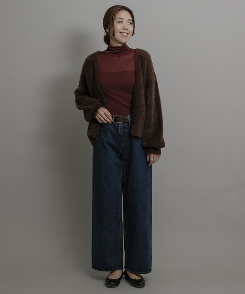 URBAN RESEARCH Sonny Label（アーバンリサーチサニーレーベル）の「ライトシアーハイネックプルオーバー（Tシャツ/カットソー・レディース・オフホワイト/ブラック/ブラウン系その他・FREE）」の16枚目の写真