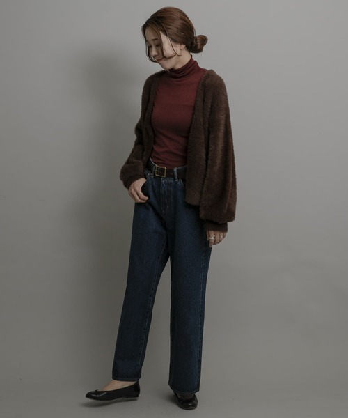 URBAN RESEARCH Sonny Label（アーバンリサーチサニーレーベル）の「ライトシアーハイネックプルオーバー（Tシャツ/カットソー・レディース・オフホワイト/ブラック/ブラウン系その他・FREE）」の18枚目の写真