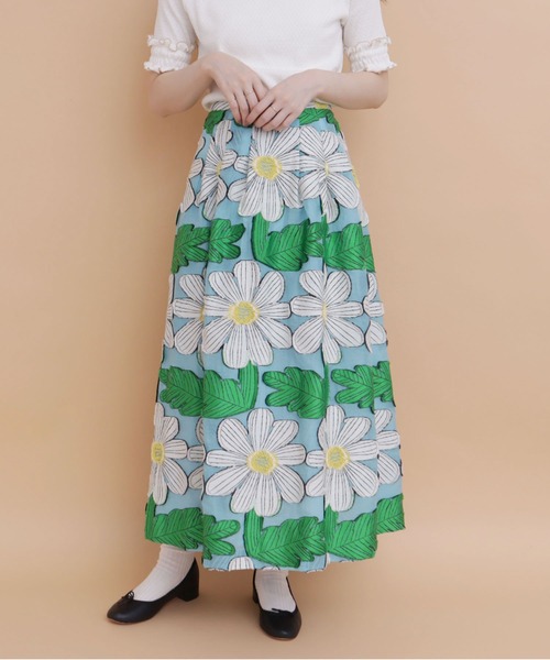 peu pres(プープレ)の「マーガレットJQスカート(スカート・レディース・オレンジ/ブルー・FREE)」の15枚目の写真