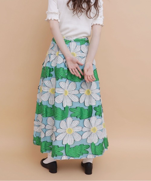 peu pres(プープレ)の「マーガレットJQスカート(スカート・レディース・オレンジ/ブルー・FREE)」の16枚目の写真