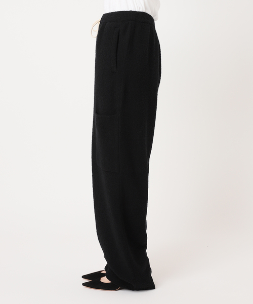 walenode(ウェルノード)の「【walenode / ウェルノード 】ウールブークレ サイドポケットパンツ(その他パンツ・レディース・ブラック・FREE)」の8枚目の写真