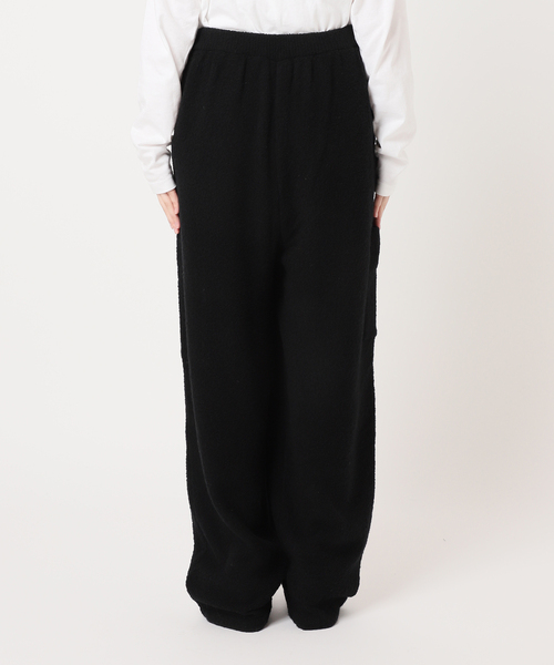 walenode(ウェルノード)の「【walenode / ウェルノード 】ウールブークレ サイドポケットパンツ(その他パンツ・レディース・ブラック・FREE)」の9枚目の写真