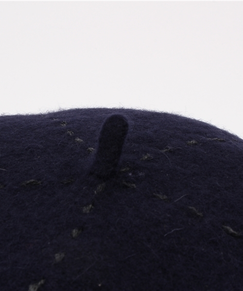 salut!（サリュ!）の「ｽﾃｯﾁﾍﾞﾚｰ帽（ハンチング/ベレー帽・レディース・キャメル/グレー/ネイビー・FREE）」の5枚目の写真