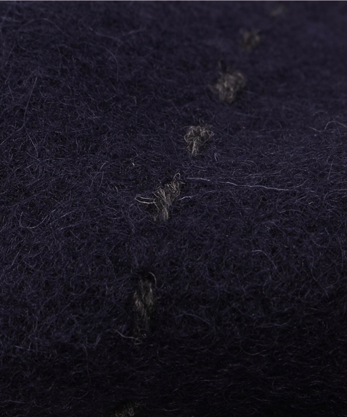 salut!（サリュ!）の「ｽﾃｯﾁﾍﾞﾚｰ帽（ハンチング/ベレー帽・レディース・キャメル/グレー/ネイビー・FREE）」の7枚目の写真