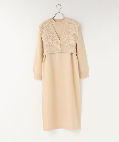 馬様 セール】フリンジベスト2Pワンピース 247487（ワンピース）｜LOWRYS