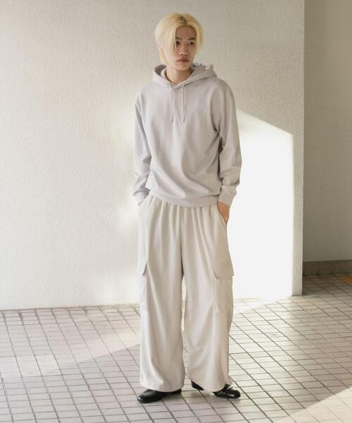 SENSE OF PLACE by URBAN RESEARCH（センスオブプレイスバイアーバンリサーチ）の「ダンボールポンチパーカー（パーカー・メンズ・ライトグレー/ブラウン/ブラック・LARGE/MEDIUM）」の7枚目の写真