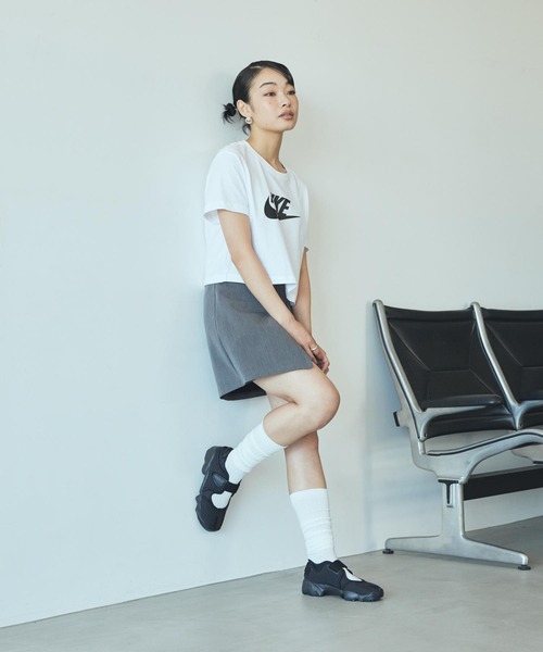 【NIKE】★エッセンシャル クロップド ポロTシャツ★【正規品】 ナイキ スポーツウェア エッセンシャル ウィメンズ クロップド T