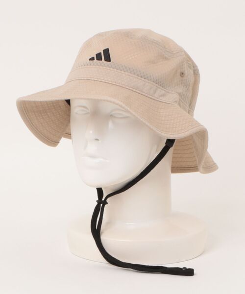 adidas(アディダス)の「adidas/アディダス ADM LT-MESH ADVENTURE(ハット・メンズ・ブラック/ベージュ・58cm)」の5枚目の写真