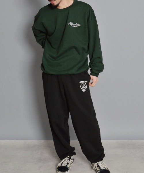 MODISH GAZE（モディシュガゼ）の「【MODISH GAZE】スモーキングガールスウェットパンツ(CP)（スウェットパンツ・メンズ・ネイビー/グレー/ダークグリーン・L/M）」の7枚目の写真