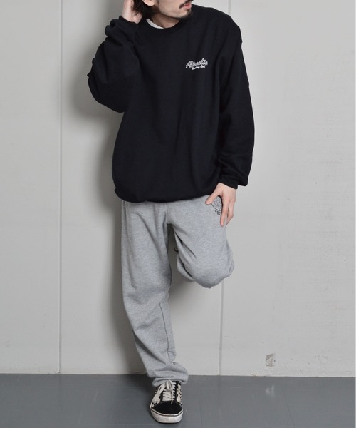 MODISH GAZE（モディシュガゼ）の「【MODISH GAZE】スモーキングガールスウェットパンツ(CP)（スウェットパンツ・メンズ・ネイビー/グレー/ダークグリーン・L/M）」の18枚目の写真