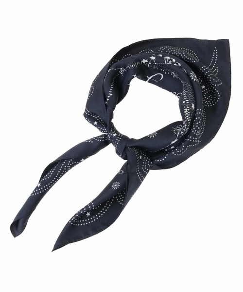 CONVERSE TOKYO（コンバーストウキョウ）の「CONSTELLATION SILK SCARF（バンダナ/スカーフ・レディース・ブラック・FREE）」の5枚目の写真