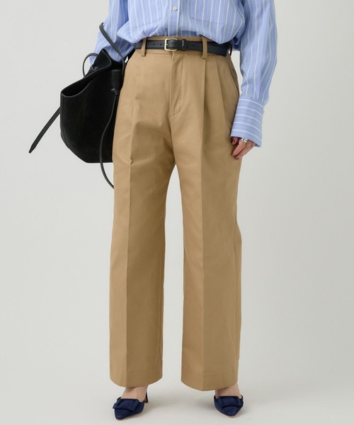 Chaos（カオス）の「Chaos(カオス)/2タックチーノパンツ（チノパンツ・レディース・ベージュ・38/36）」の14枚目の写真