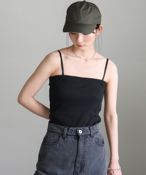 select MOCA（セレクトモカ）の「2WAYカップ付きチューブトップ【ストラップ取り外し可】（チューブトップ・レディース・アイボリー/グレイッシュベージュ/ブラック・FREE）」の21枚目の写真