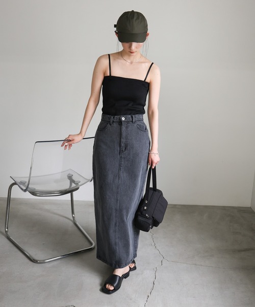 select MOCA（セレクトモカ）の「2WAYカップ付きチューブトップ【ストラップ取り外し可】（チューブトップ・レディース・アイボリー/グレイッシュベージュ/ブラック・FREE）」の22枚目の写真