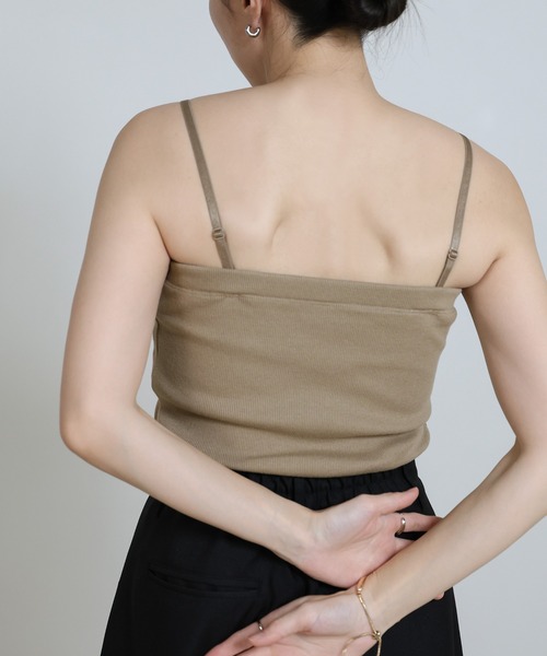 セール】2WAYカップ付きチューブトップ【ストラップ取り外し可