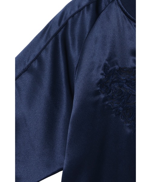 TORNADO MART（トルネードマート）の「TORNADO MART∴ブラックサーフスカジャン（スカジャン・メンズ・ネイビー/ブラック・XXL/L/M/LL）」の7枚目の写真