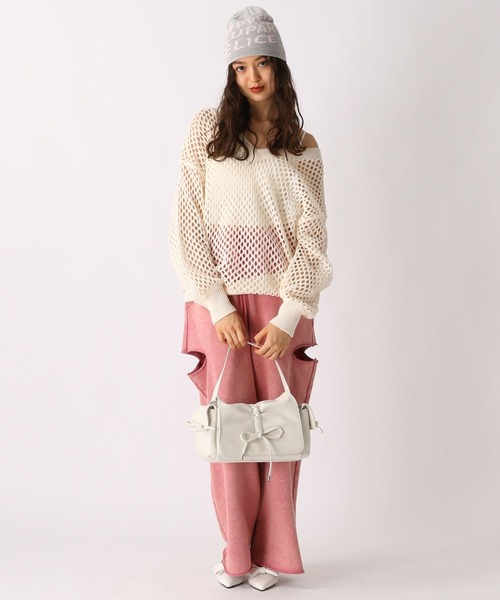 FOREVER 21(フォーエバー トゥエンティーワン)の「【2025SS】ヴィンテージライクサイドカットアウトスウェットパンツ(スウェットパンツ・レディース・ピンク/ブラック/カーキ/グレー・SMALL/MEDIUM)」の8枚目の写真