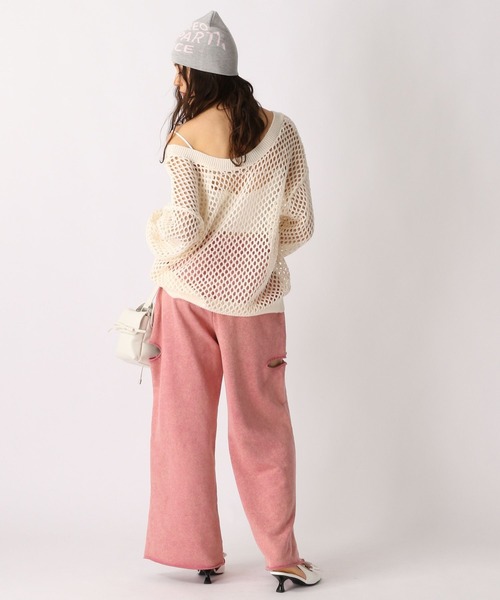 FOREVER 21(フォーエバー トゥエンティーワン)の「【2025SS】ヴィンテージライクサイドカットアウトスウェットパンツ(スウェットパンツ・レディース・ピンク/ブラック/カーキ/グレー・SMALL/MEDIUM)」の10枚目の写真