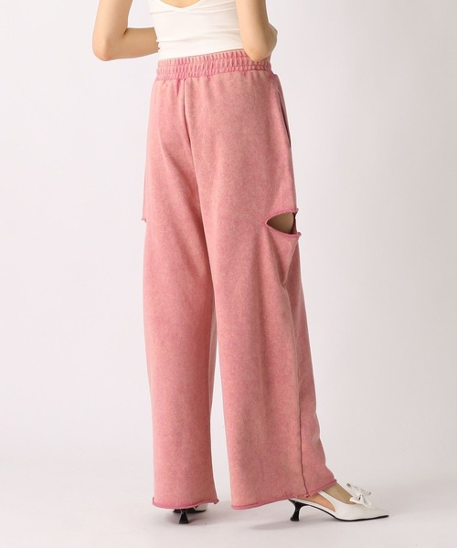 FOREVER 21(フォーエバー トゥエンティーワン)の「【2025SS】ヴィンテージライクサイドカットアウトスウェットパンツ(スウェットパンツ・レディース・ピンク/ブラック/カーキ/グレー・SMALL/MEDIUM)」の12枚目の写真