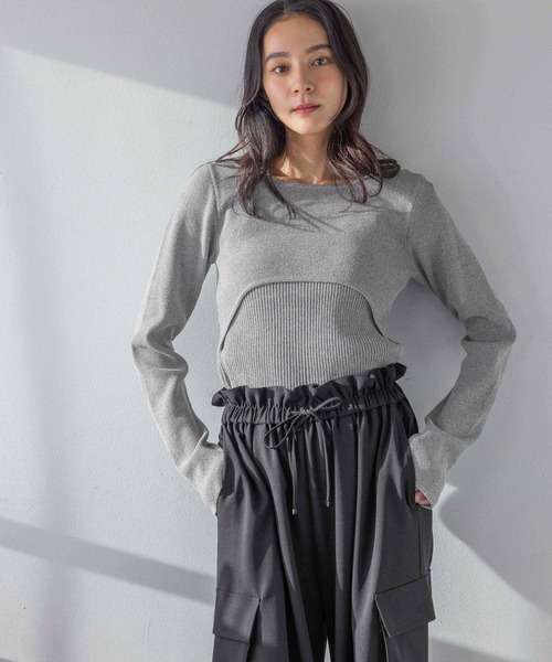 LOHEN (ローヘン) レイヤードスリーブニット ローヘン LOHEN