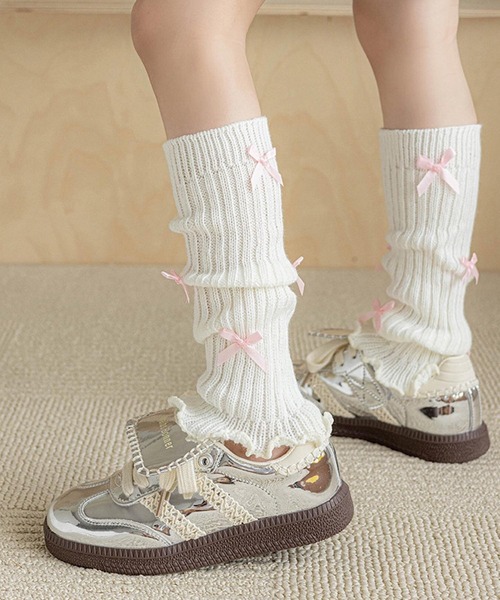 lulunoix/リボンレッグウォーマー N15359（レッグウォーマー）｜CERCA