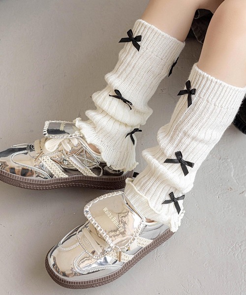 lulunoix/リボンレッグウォーマー N15359（レッグウォーマー）｜CERCA