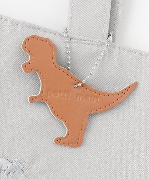 petit main（プティマイン）の「刺しゅうレッスンバッグ（トートバッグ・キッズ・ネイビー/グレー・F）」の8枚目の写真