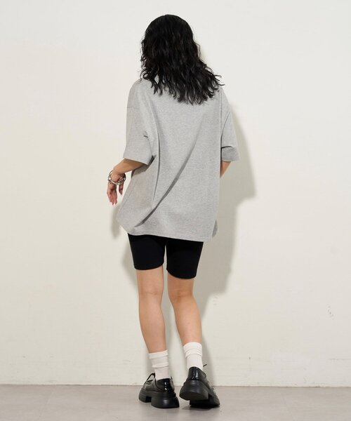 WHO'S WHO gallery（フーズフーギャラリー）の「【SLOPPY/スロッピー】バイカーリブパンツ（その他パンツ・レディース・チャコールグレー/ライトグレー/ブラック・FREE）」の15枚目の写真