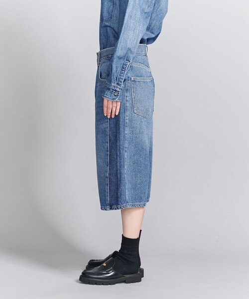 BEAUTY&YOUTH UNITED ARROWS(ビューティーアンドユースユナイテッドアローズ)の「コットンデニム ハーフパンツ(その他パンツ・レディース・コバルトブルー/ブラック・S/M)」の9枚目の写真