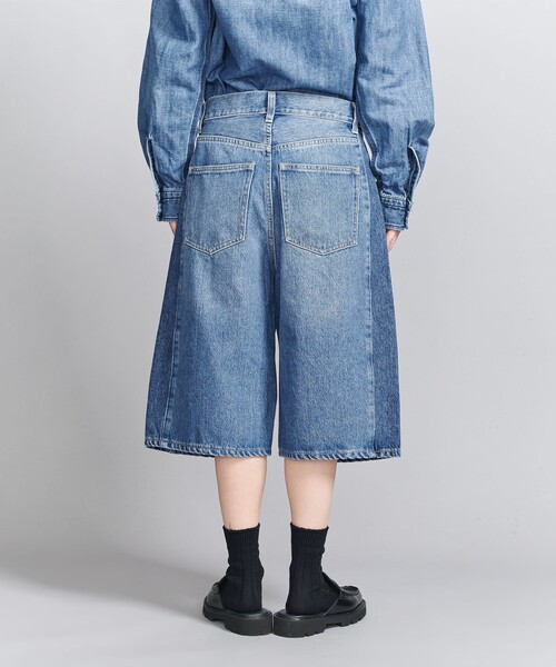 BEAUTY&YOUTH UNITED ARROWS(ビューティーアンドユースユナイテッドアローズ)の「コットンデニム ハーフパンツ(その他パンツ・レディース・コバルトブルー/ブラック・S/M)」の10枚目の写真