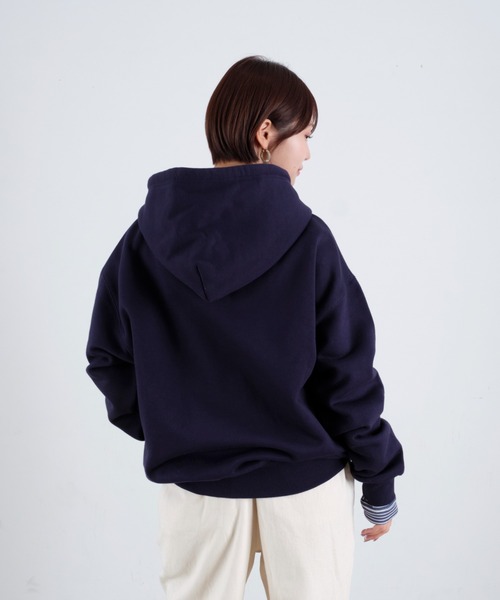 tombonia(トムボニア)の「Muck zip hoodie / ムクジップフーディー(パーカー・メンズ・ネイビー/ライトグレー・MEDIUM/LARGE)」の14枚目の写真