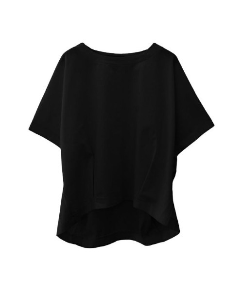 aquagarage（アクアガレージ）の「バックタックフレンチスリーブカットソー（Tシャツ/カットソー・レディース・ブラック/ホワイト・L/M）」の8枚目の写真