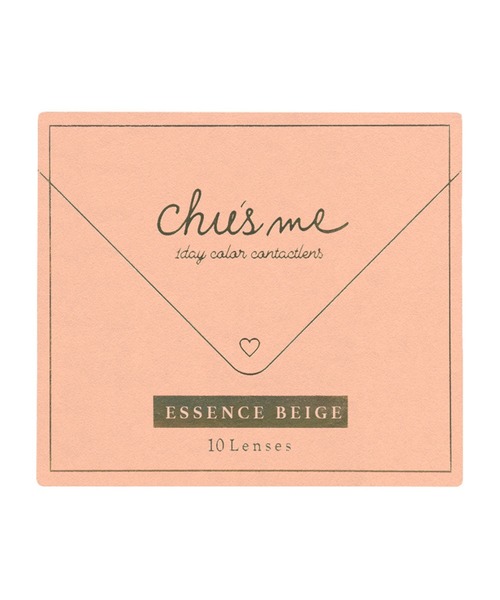 Chu's me（チューズミー）の「Chu's me 1day エッセンスベージュ（10枚入り）（コンタクトレンズ・カラコン・レディース・ベージュ・±0.00/-0.75/-1.00/-1.25/-1.50/-1.75/-2.00/-2.25/-2.50/-2.75/-3.00/-3.25/-3.50/-3.75/-4.00/-4.25/-4.50/-4.75/-5.00/-5.50/-6.00/-6.50/-7.00/-7.50/-8.00/-8.50/-9.00/-9.50/-10.00）」の4枚目の写真