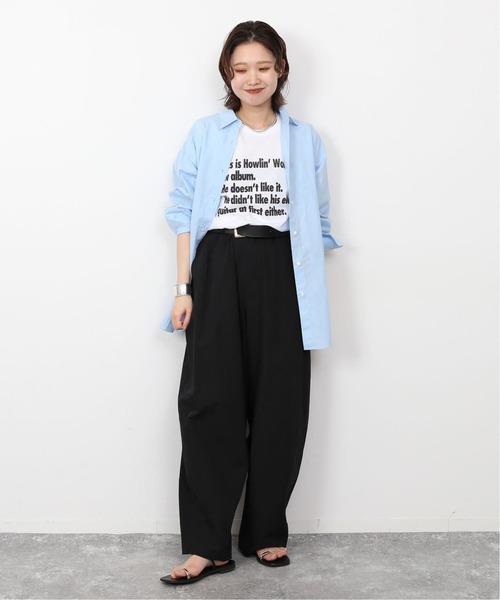 SLOBE IENA(スローブイエナ)の「《追加》ボリュームギャザーイージーパンツ(その他パンツ・レディース・ブラック/ブラウン・38/36)」の21枚目の写真