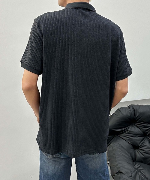 aimoha(アイモハ)の「aimoha men リラックスフィットポロトップス (SS)(ポロシャツ・メンズ・ホワイト/ダークグレー/バーガンディー・XX-LARGE/X-LARGE/LARGE/MEDIUM)」の12枚目の写真