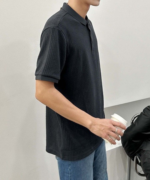 aimoha(アイモハ)の「aimoha men リラックスフィットポロトップス (SS)(ポロシャツ・メンズ・ホワイト/ダークグレー/バーガンディー・XX-LARGE/X-LARGE/LARGE/MEDIUM)」の15枚目の写真