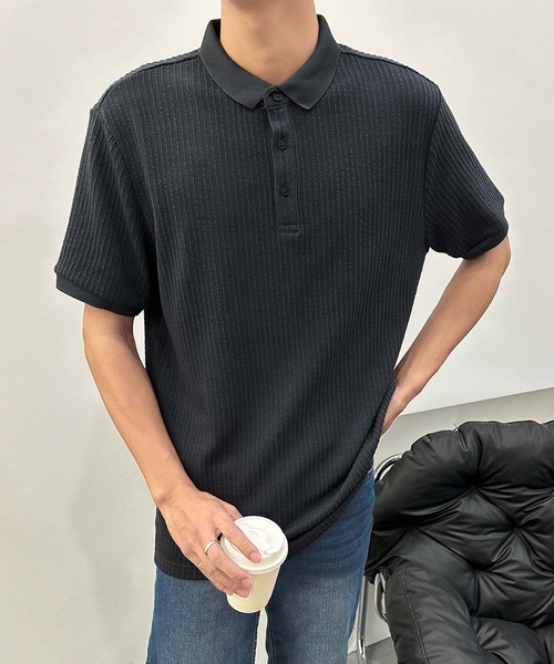 aimoha(アイモハ)の「aimoha men リラックスフィットポロトップス (SS)(ポロシャツ・メンズ・ホワイト/ダークグレー/バーガンディー・XX-LARGE/X-LARGE/LARGE/MEDIUM)」の17枚目の写真