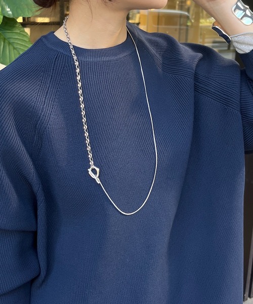 DouDou（ドゥドゥ）の「ミックスチェーンネックレス（ネックレス・レディース・シルバー/ゴールド・FREE）」の8枚目の写真