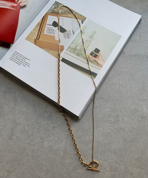 DouDou（ドゥドゥ）の「ミックスチェーンネックレス（ネックレス・レディース・シルバー/ゴールド・FREE）」の10枚目の写真