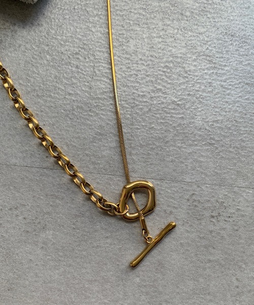 DouDou（ドゥドゥ）の「ミックスチェーンネックレス（ネックレス・レディース・シルバー/ゴールド・FREE）」の11枚目の写真