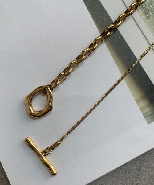 DouDou（ドゥドゥ）の「ミックスチェーンネックレス（ネックレス・レディース・シルバー/ゴールド・FREE）」の12枚目の写真