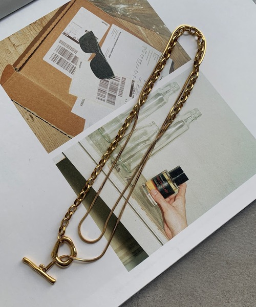 DouDou（ドゥドゥ）の「ミックスチェーンネックレス（ネックレス・レディース・シルバー/ゴールド・FREE）」の13枚目の写真